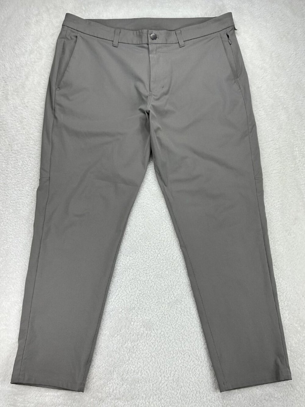 Lululemon Commission‎ Slim Fit Trousers Mens 38 Pants Gray Casual LM5A51S
